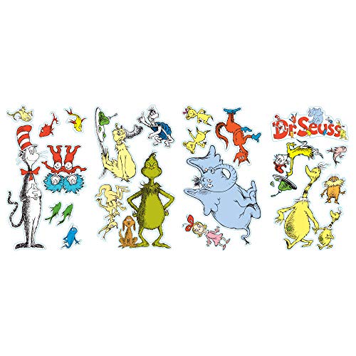 BirthdayExpress Dr Seuss Room Decor - Removable Wall Decorations - //coolthings.us