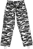 7881 Military BDU Pants, Army Cargo Fatigues (City Camouflage, Size X-Large)