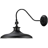 Globe Electric 44095 Aedan 1-Light Swivel Wall Sconce, Black Finish
