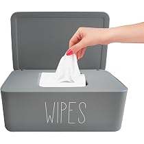Moorfowl Flushable Wipes Dispenser - Bathroom Wipes Container Holder
