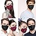 Eamplest Dust Mask, Mask Protective Mask Respirator Mask with 2 Replacement Filters, Reusable Washable Fine Dust Mask for Outdoor Dust, PM2.5, Pollution, Pollen etc,Black