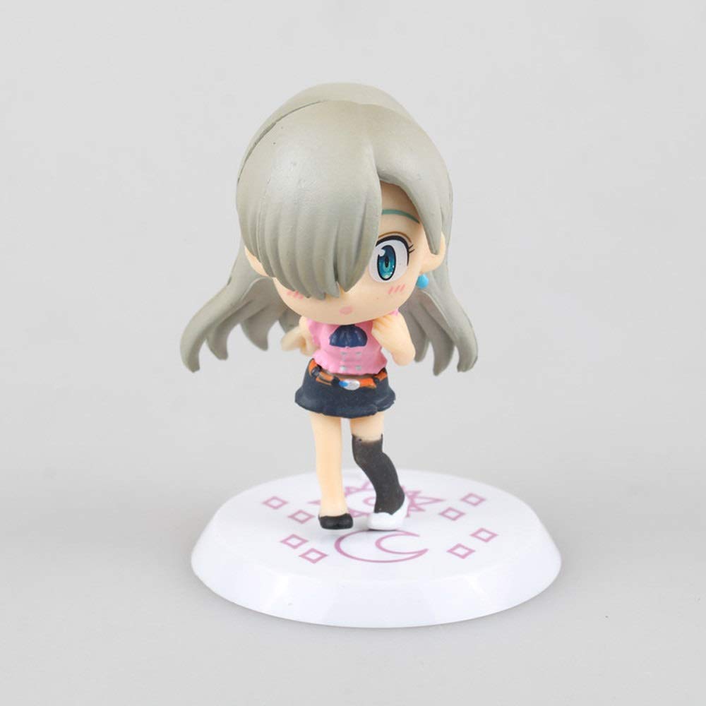 Kaiwenli Los Siete Pecados Capitales Meliodas Elizabeth Liones Q Version 2 Estilo Del Animado De Caracter Modelo Material Pvc Estatua Grafico Coleccionables Decoraciones Juguetes For A Creeo Com Br