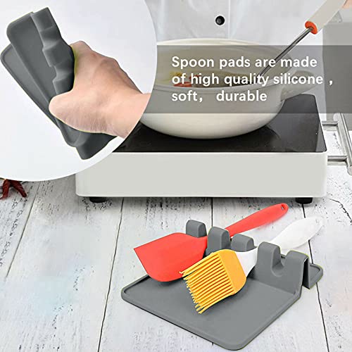 Spoon Rest,Spatula Ladle Holder,Silicone Utensil Rest,Utensil Holder