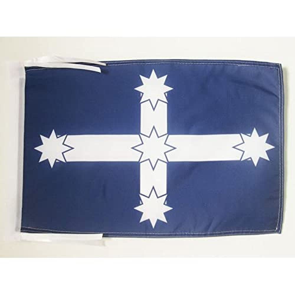 AZ FLAG - Eureka Flag - 18'' x 12'' - 100% Polyester Australian - Australia Small Banner with Two Cords - Fade Resistant - Vivid Colors - 18x12 in - 45x30 Cm — image 1