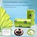 PAINISTIC Ourhome Dog poop bag lavender scented, Refill Rolls, Leak-Proof Pet Waste Bags, Includes Free Bone Dispenser-EPI Technology,Biodegradable, Pet Supply, Bulk roll,Clean, Green, (43396-137621)