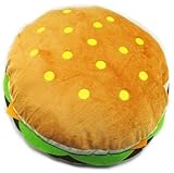Cute Hamburger Soft Stuffed Pillow Round Throw Plush Toy 15