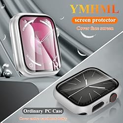YMHML 2 Pack for Apple Watch Screen Protector 41mm