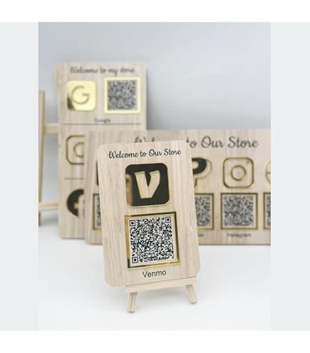 Amazon.com: Pahdecor Custom Business Wooden Single Social Media