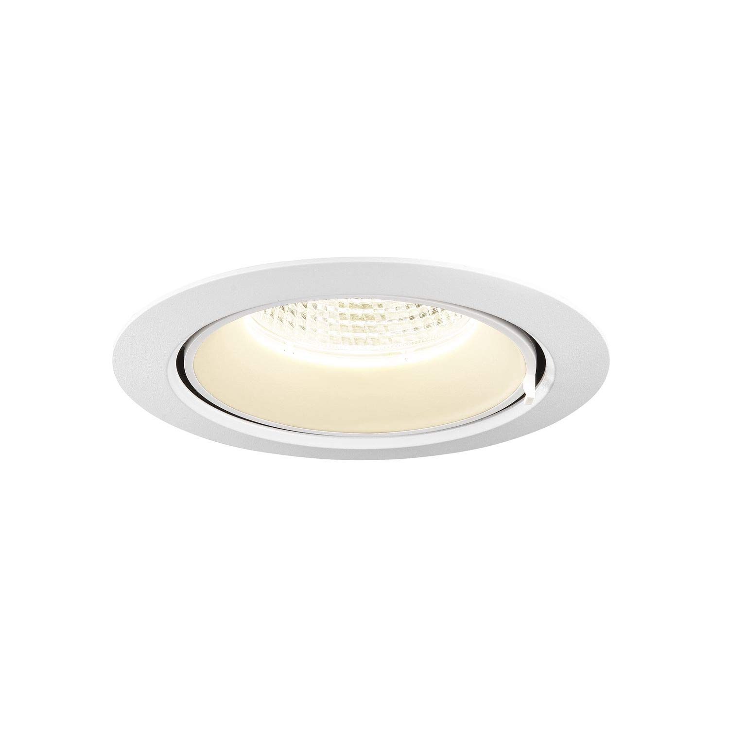 SLV Recessed Ceiling Light GIMBLE in 150 / LED Spotlight, floodlight, Ceiling Spotlight, recessed Light, Indoor Lighting / 4000K 2490lm White 36 Degrees