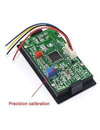 DROK 0   200uA Medidor de corriente de micro amperios DC Ampere Tester Digital LED rojo Ampere Meter