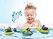 Ssym Fgzt Bath Bathtub Toys Cute Kids Bathing Bath Toy Pull and Go Animal Boats Swimming Toys for Kids Toddlers Animal Boys Girls 1 Year Old to 3 Year Old (Set of 3)