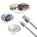 USB C Cable,Ofspower 3Pack 10ft Nylon Braided USB Type C Data & Charging Cable with Aluminum Connector for Galaxy S8, Nexus 6P/5X, LG G5, OnePlus 2 and More (Black)