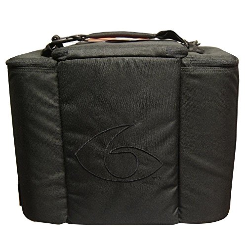 6 Pack Fitness Insulated Meal Prep Bag, Innovator 500 Stealth Black w/Bonus Zogosportz Cyclone Shaker - Thumbnail 3