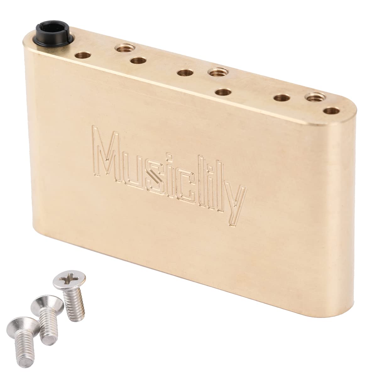 Musiclily Ultra 54mm Full Brass 42mm Tremolo Block for Wilkinson WVC/WVP Tremolo Bridge Strat Electric Guitar