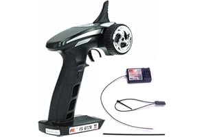 Flysky FS-GT2B 2.4GHz 3 Channel RC Transmitter with FS-GR3E Receiver for RC Car Boat