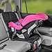 Lusso Gear Car Seat Protector - 1-Pack, Black with Red Stitching, Universal Fit - Waterproof Car Seat Cover & Backseat Protector with 8-Layer Padding & Non-Slip Backing - 2 Mesh Pockets for Travel