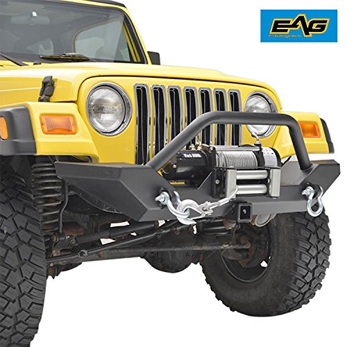 Buy EAG 8706 Jeep Wrangler TJ YJ Front Winch Bumper with Hitch