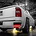Corner Step Bar LED Lights for Chevrolet/GMC/Chevy Rear Bumper Corner Step Bar Lamp with Running Reverse Brake Turn Signal Truck LED Tailgate Light Bar - Weatherproof