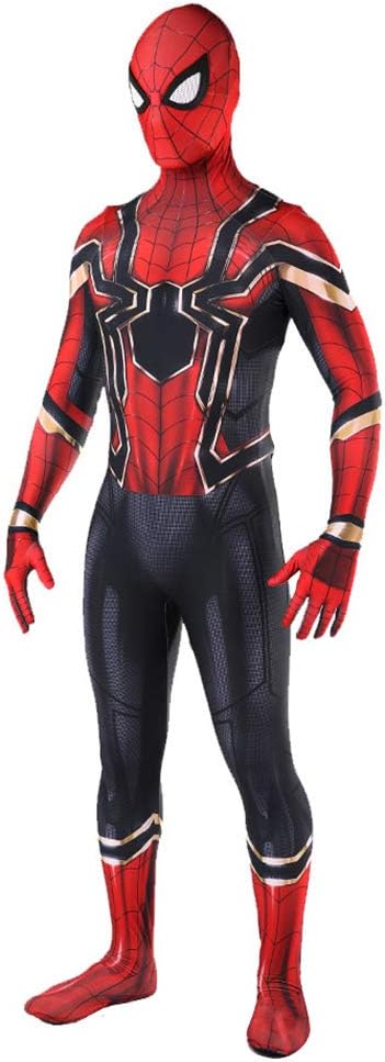 Adult Spandex Lycra Zentai Suit Halloween Onesie with Detachable Mask