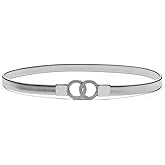 Tanpie Skinny Waist Belt of Women Elastic Metal Stretch Chain Belt Gold and Silver