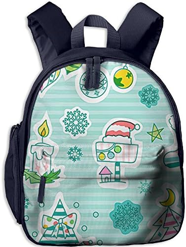 Blue Hope Christmas Carnival Warm Trendy Bookbag Backpack Student Backpack