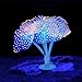 Senzeal 2PCS Glowing Aquarium Plant Artificial Coral Plant Ornament for Fish Tank Aquarium Decor (Oange)thumb 3
