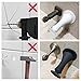 Revolutionary Magnetic Door Stop,Lifemaster Silicone Door Stopper, Self-Adhesive Attaches with NO Screws or Nails. Reusable, Washable. Better Protection for Walls, Doors. Great for Office & Home.