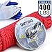 DIYMAG Strong Neodymium Fishing Magnets, 400 lbs(181 KG) Pulling Force Rare Earth Magnet with 20m (65 Foot) Durable Rope and Protective Gloves,for Retrieving in River and Magnetic Fishing