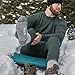 100% Merino Wool Bottoms Men's Midweight Base Layer Pants - Long Johns - Thermal Underwear - Hiking Men's Base Layer - Charcoal Gray - Large