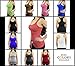 Belle Donne - Junior's Basic Stretchable Racerback Rib Tank Top - Solid Colors