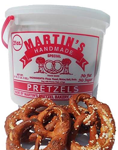 Martin's Handmade, Hand Twisted Pretzels with Salt- 21 oz. Tub (2 Tubs) - Thumbnail 2
