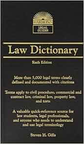 Amazon Com Barron S Law Dictionary Mass Market Edition