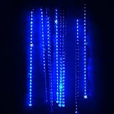 AGPtek 50CM Meteor Shower Rain Tube Snowfall LED Light For Christmas Tree Garden Decoration - Blue