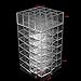 Lipstick Organizer, Alotpower Clear Acrylic Rotating 64 Lipstick Holder Cosmetic Holder Spinning Tower Makeup Organizer Lipgloss Stand