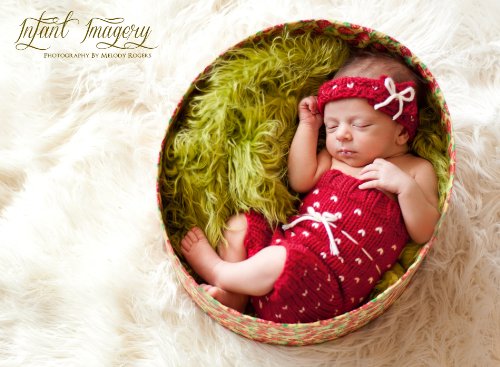 Strawberry Shorts Set Knitting Pattern - 5 Sizes Included