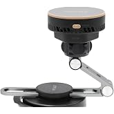 Jowua Active Cooling 6D Tesla Compatible Invisible Foldaway Car Mount Qi2 Wireless Charger for Tesla S/3/X/Y/Cybertruck (Magnet), Compatible for magsafe