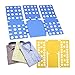 LEEFE Shirt Folder Board with Drawer Storage Set, Easy and Fast Cloth Folder Flipfold Rack for Adult and Kids Dress Pants Towels, Blue
