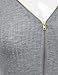 JJ Perfection Women's Solid Ribbed Knit Short Sleeve Zipper Henley Shirt Top