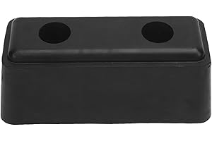 Rubber Dock Bumper Pad Truck Trailer Ramp Door Bumper Stop for RV Marine Boat Dock Cargo Trailer Black