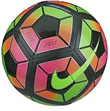 Nike Strike Premium Football Soccer Ball (Total Crimson, Volt)
