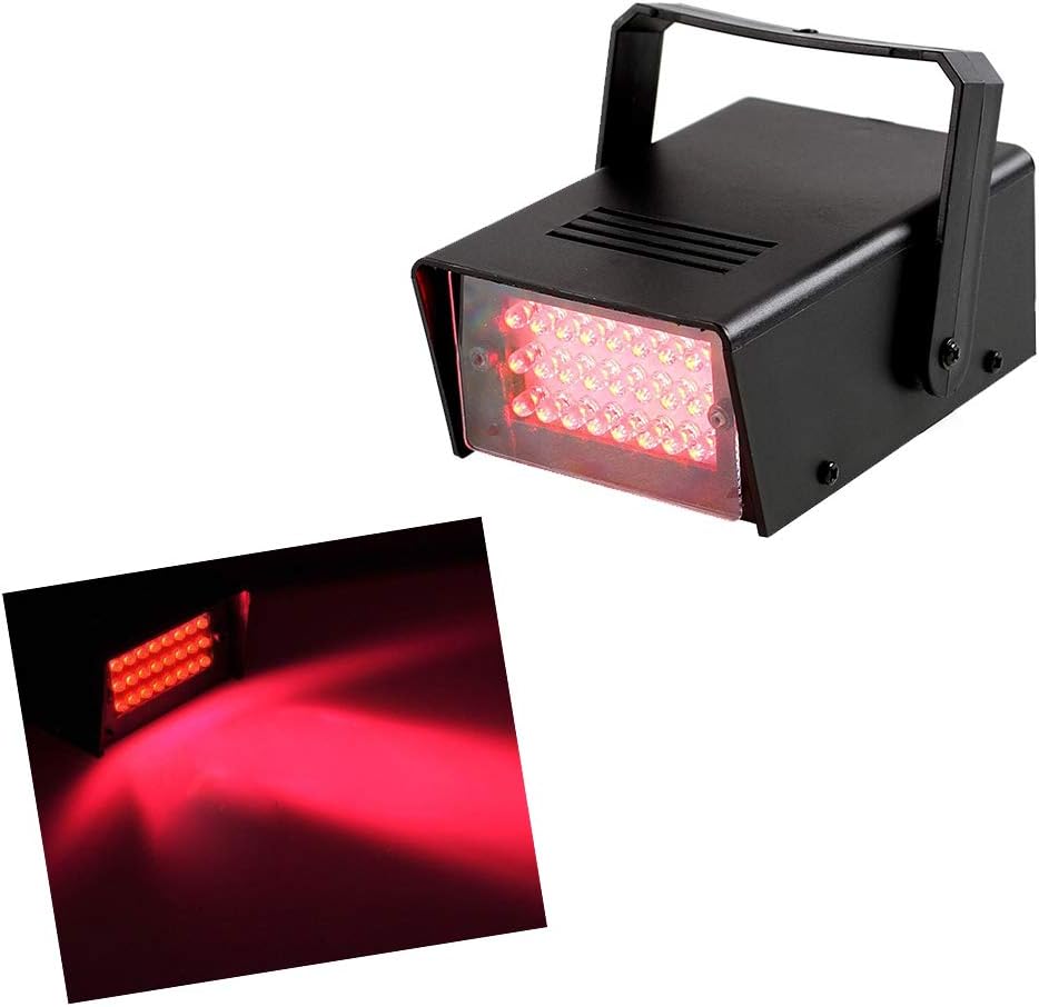Mini Red Strobe Stage Light Dance Strobe Lights with Super