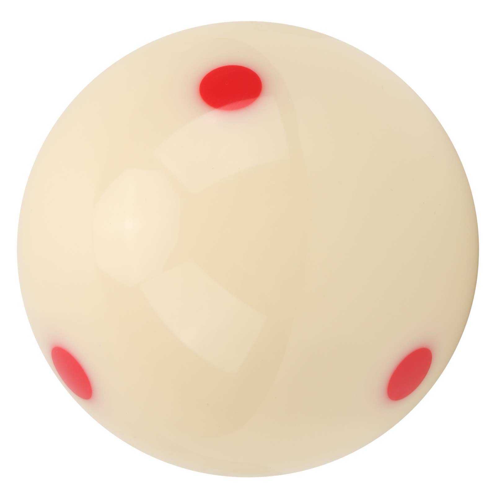 VGEBY DotSpot Practice Cue Ball - 57.2mm Pool Standard Training Ball With Red Dots for Billiards and Recreation
