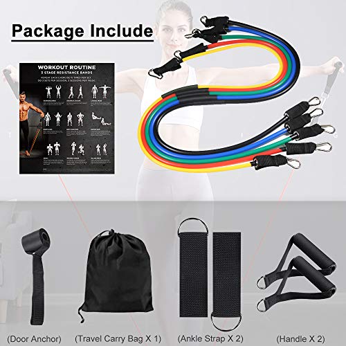 LUXSURE-Resistance-Bands-for-Men-Women11pcs-Fitness-Resistance-Band-Set-Long-Exercise-Band-with-Handles