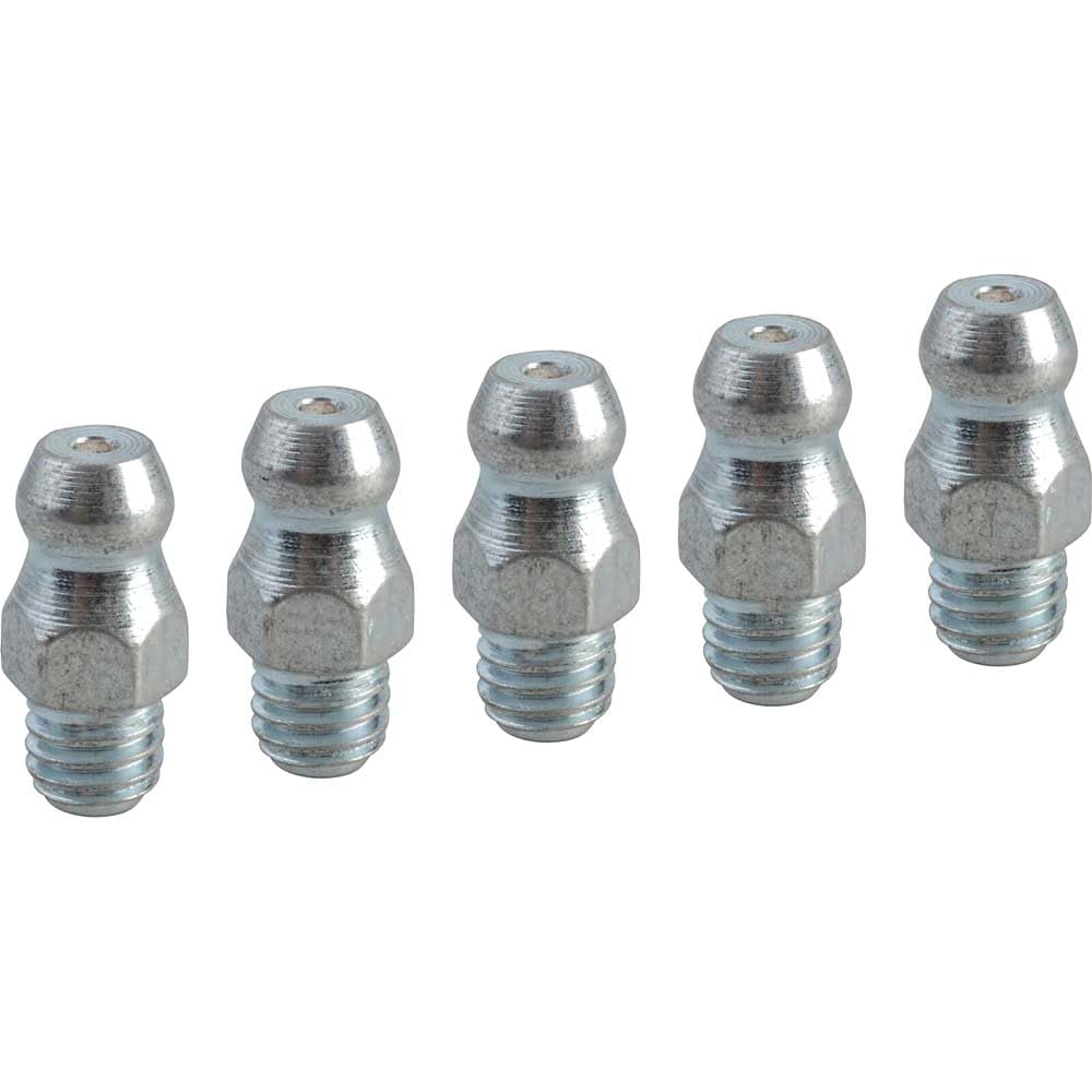 Grease Nipple Straight M6 x 1.0 (Pack 5)