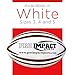 Pro Impact Training Rugby Ball - Professional Grade Ball - Ideal Toss & Kick Practice for Youth & Adult - Indoor or Outdoor Use (White, Size 4)