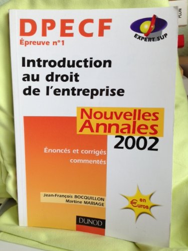 Introduction au droit de l'entreprise