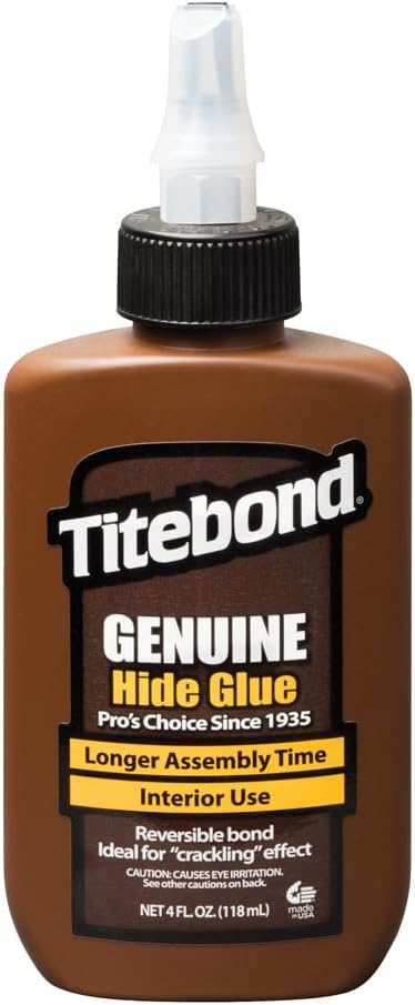 Titebond 5012 Liquid Hide Glue 4 fl oz Professional Woodworking Adhesive
