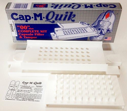 Cap M Quik Capsule Holder With Tamper for Size 00 capsules