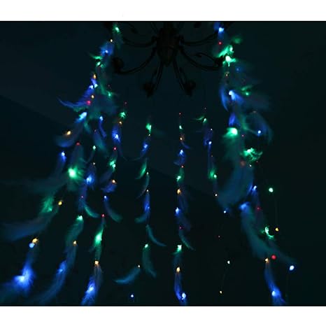 Amazon Com 300 Leds Feather Curtain Lights Window Feather