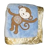 1 X Bananafish Mosaic Jungle Plush Blanket